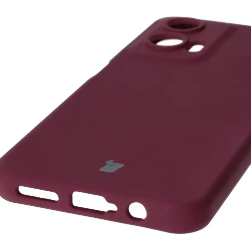 Silikonowe etui Bizon Soft Case do Motorola Moto G35 5G ciemnofioletowe