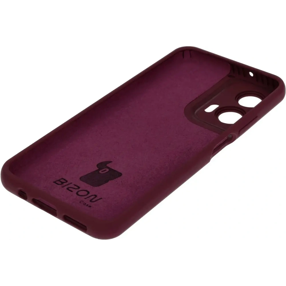 Hurtownia GSM - Silikonowe etui Bizon Soft Case do Motorola Moto G35 5G ciemnofioletowe - BIZ7986 - {ean13} - Hurt