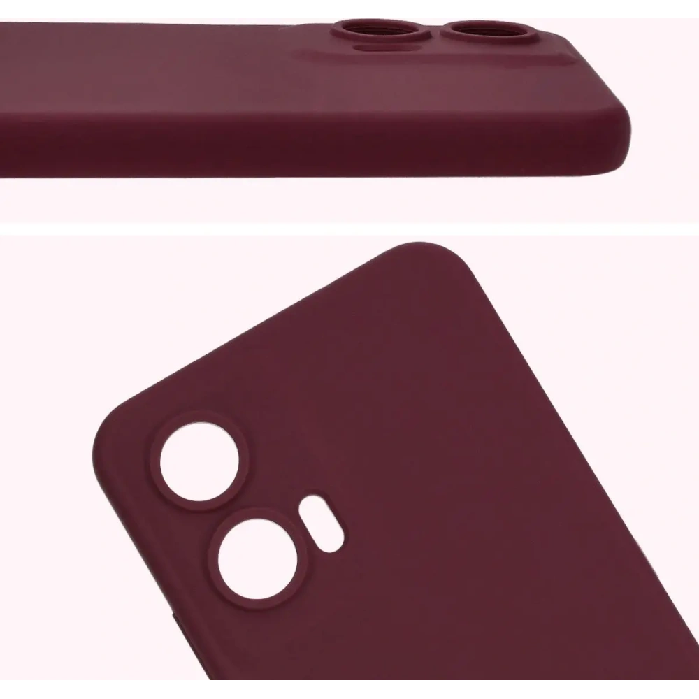 Hurtownia GSM - Silikonowe etui Bizon Soft Case do Motorola Moto G35 5G ciemnofioletowe - BIZ7986 - {ean13} - Hurt
