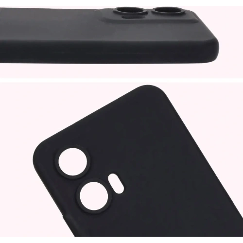Silikonowe etui Bizon Soft Case do Motorola Moto G35 5G czarne