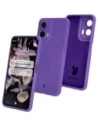 Silikonowe etui Bizon Soft Case do Motorola Moto G35 5G fioletowe