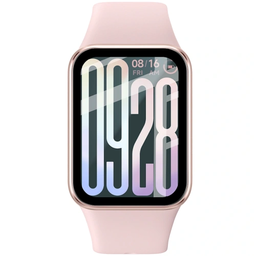 Szkło hybrydowe Bizon Glass Watch Edge Hybrid dla Xiaomi Smart Band 9 Pro czarne