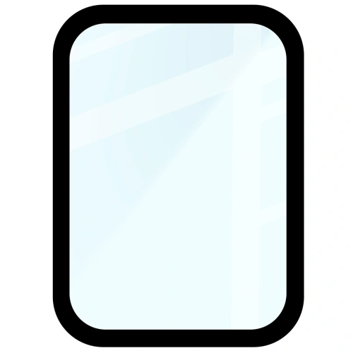 Szkło hybrydowe Bizon Glass Watch Edge Hybrid dla Xiaomi Smart Band 9 Pro czarne