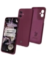 Silikonowe etui Bizon Soft Case do Motorola Moto G55 5G ciemnofioletowe