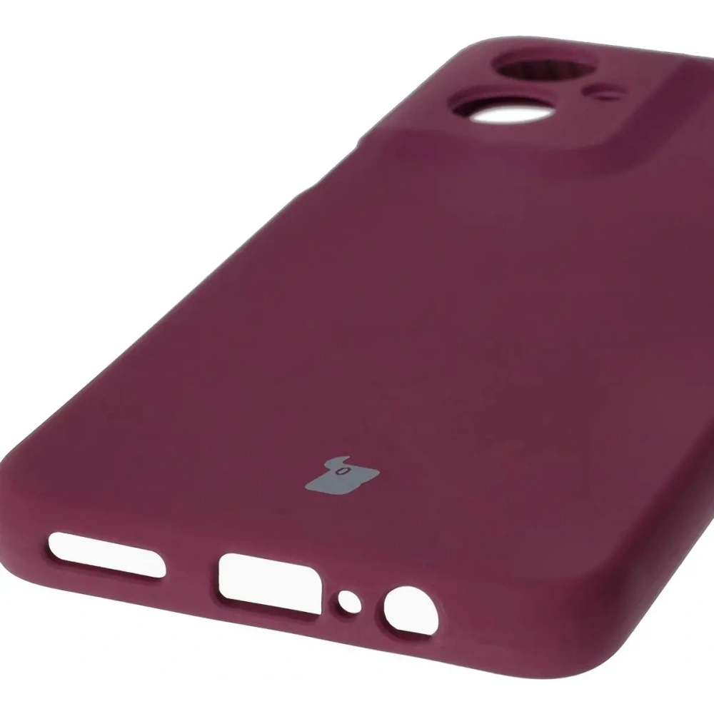 Hurtownia GSM - Silikonowe etui Bizon Soft Case do Motorola Moto G55 5G ciemnofioletowe - BIZ7993 - {ean13} - Hurt