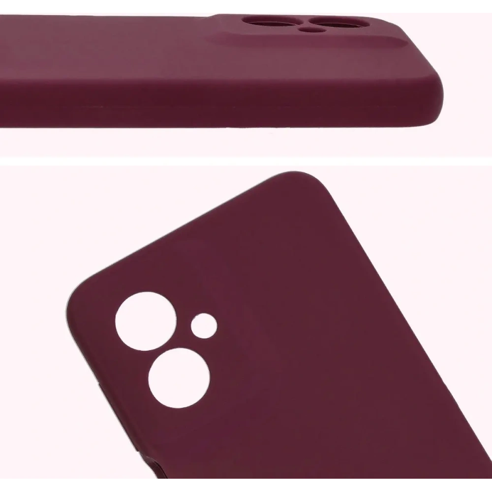 Hurtownia GSM - Silikonowe etui Bizon Soft Case do Motorola Moto G55 5G ciemnofioletowe - BIZ7993 - {ean13} - Hurt