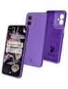 Bizon Soft Case Motorola Moto G55 5G lila