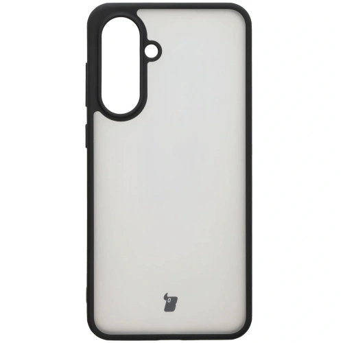 Etui Bizon Case Angelo do Samsung Galaxy A36 5G przydymione z czarną ramką