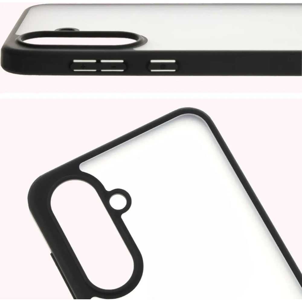 Hurtownia GSM - Bizon Case Angelo Samsung Galaxy A36 5G smoky cu un cadru negru - BIZ7998 - {ean13} - Hurt