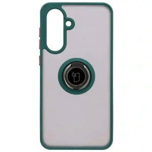 Hurtownia GSM - Bizon Case Hybrid Ring Samsung Galaxy A36 5G / A56 5G rauchig mit einem dunkelgrünen Rahmen - BIZ7999 - {ean13} - Hurt