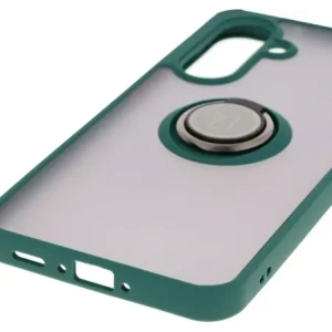 Hurtownia GSM - Bizon Case Hybrid Ring Samsung Galaxy A36 5G / A56 5G fumuriu cu un cadru verde închis - BIZ7999 - {ean13} - Hurt