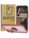 Wholesale Bizon Case Hybrid Ring Samsung Galaxy A36 5G / A56 5G smoky with a red frame - BIZ8001 - {ean13} - Hurt