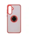 Hurtownia GSM - Bizon Case Hybrid Ring Samsung Galaxy A36 5G / A56 5G rauchig mit einem roten Rahmen - BIZ8001 - {ean13} - Hurt