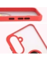 Hurtownia GSM - Bizon Case Hybrid Ring Samsung Galaxy A36 5G / A56 5G rauchig mit einem roten Rahmen - BIZ8001 - {ean13} - Hurt