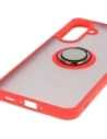 Hurtownia GSM - Bizon Case Hybrid Ring Samsung Galaxy A36 5G / A56 5G rauchig mit einem roten Rahmen - BIZ8001 - {ean13} - Hurt