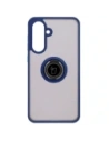 Wholesale Bizon Case Hybrid Ring Samsung Galaxy A36 5G / A56 5G smoky with a navy blue frame - BIZ8002 - {ean13} - Hurt