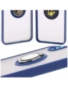 Wholesale Bizon Case Hybrid Ring Samsung Galaxy A36 5G / A56 5G smoky with a navy blue frame - BIZ8002 - {ean13} - Hurt