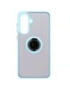 Wholesale Bizon Case Hybrid Ring Samsung Galaxy A36 5G / A56 5G smoky with a light blue frame - BIZ8003 - {ean13} - Hurt