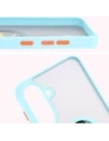 Wholesale Bizon Case Hybrid Ring Samsung Galaxy A36 5G / A56 5G smoky with a light blue frame - BIZ8003 - {ean13} - Hurt