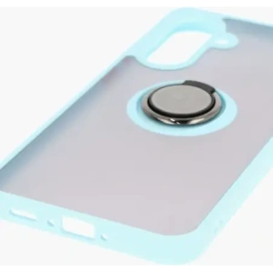 Hurtownia GSM - Bizon Case Hybrid Ring Samsung Galaxy A36 5G / A56 5G rauchig mit einem hellblauen Rahmen - BIZ8003 - {ean13} - Hurt