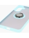 Wholesale Bizon Case Hybrid Ring Samsung Galaxy A36 5G / A56 5G smoky with a light blue frame - BIZ8003 - {ean13} - Hurt