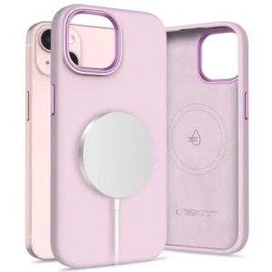Hurtownia GSM - Tech-Protect Silicon Pur MagSafe Apple iPhone 15 Perlă Roz - THP3696 - {ean13} - Hurt