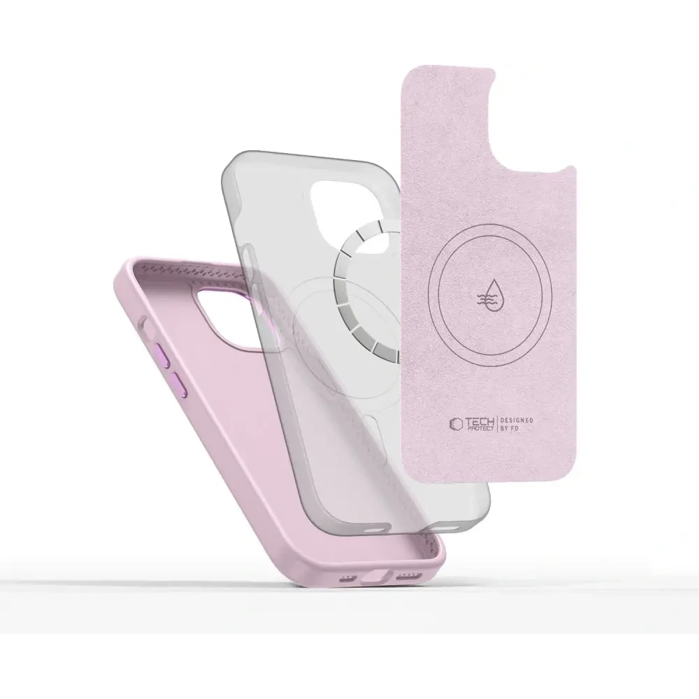Wholesale Tech-Protect Silicone Pure MagSafe Apple iPhone 15 Pink Pearl - THP3696 - {ean13} - Hurt