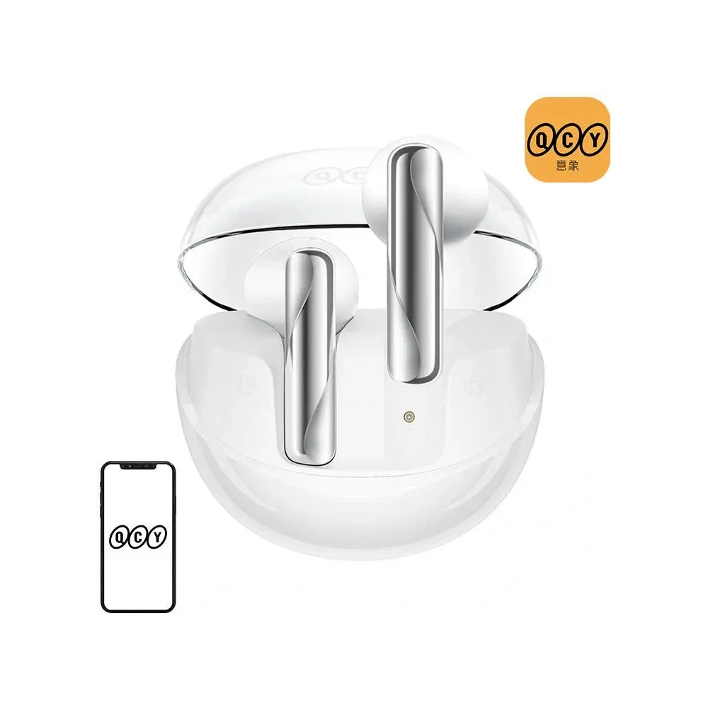 Hurtownia GSM - QCY AilyBuds Clear T32 căști wireless TWS in-ear (alb) - QCY91 - {ean13} - Hurt