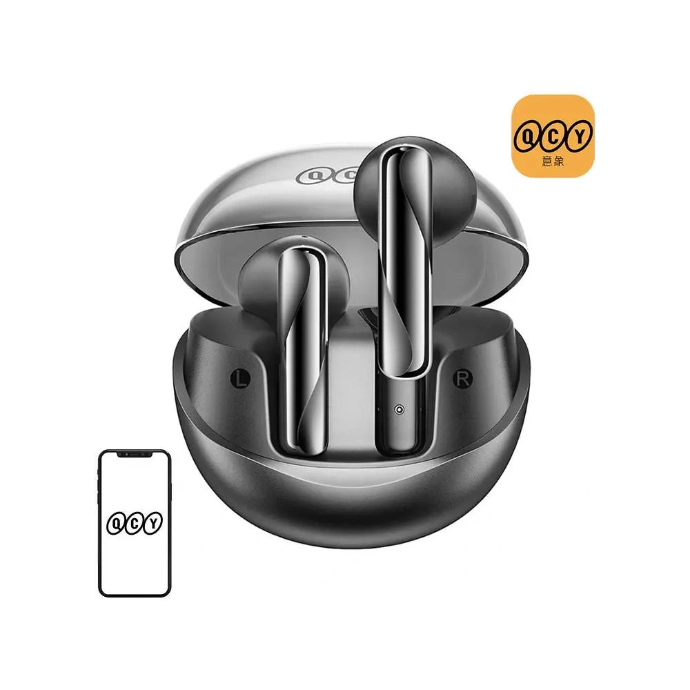 Hurtownia GSM - QCY AilyBuds Clear T32 TWS vezeték nélküli fülhallgató (fekete) - QCY92 - {ean13} - Hurt