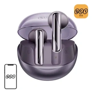 Hurtownia GSM - Bezdrátová sluchátka do uší TWS QCY AilyBuds Clear T32 (fialová) - QCY93 - {ean13} - Hurt