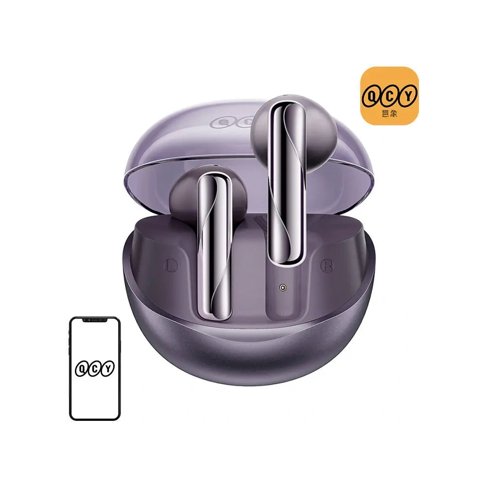 Hurtownia GSM - QCY AilyBuds Clear T32 căști wireless in-ear TWS (mov) - QCY93 - {ean13} - Hurt