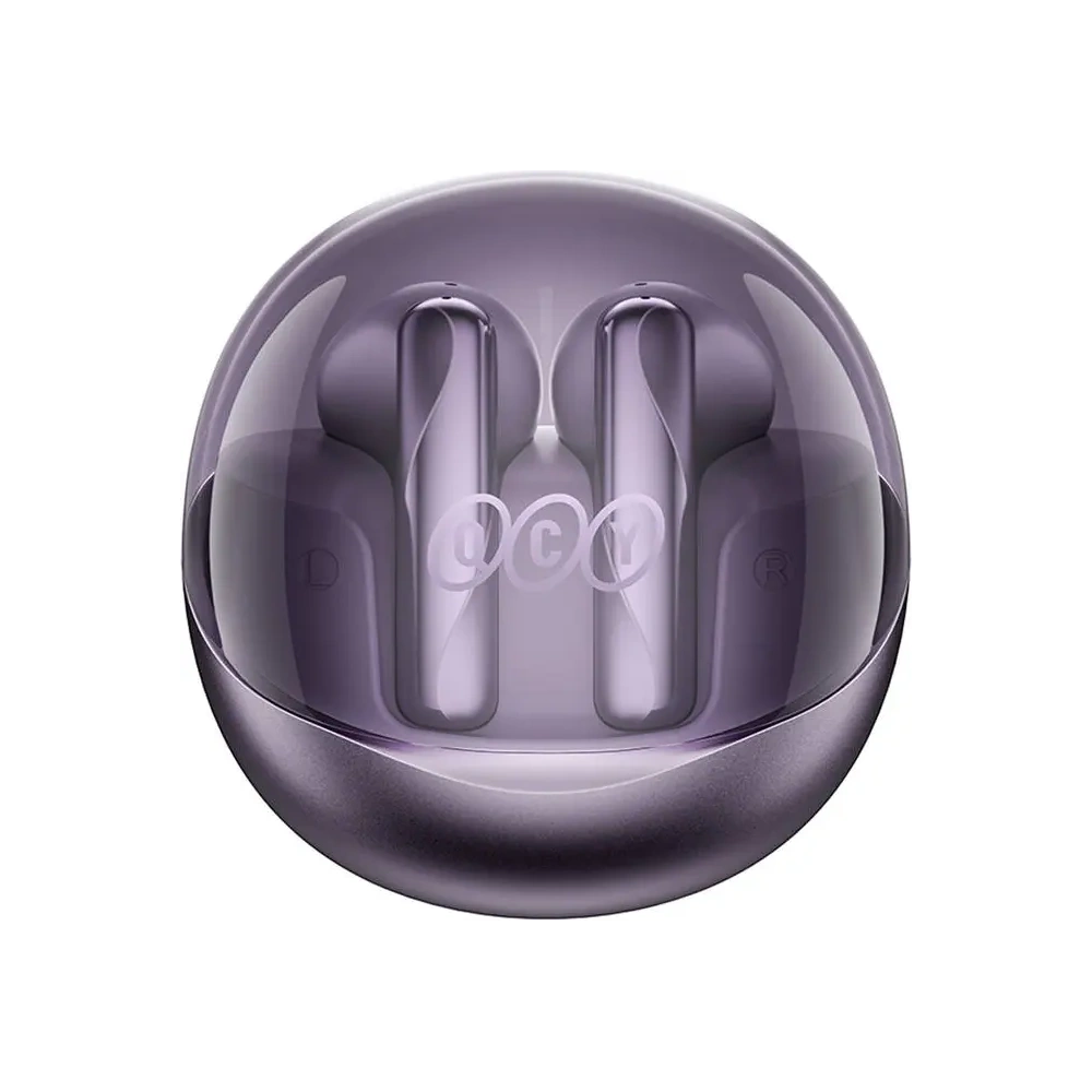 Hurtownia GSM - QCY AilyBuds Clear T32 căști wireless in-ear TWS (mov) - QCY93 - {ean13} - Hurt