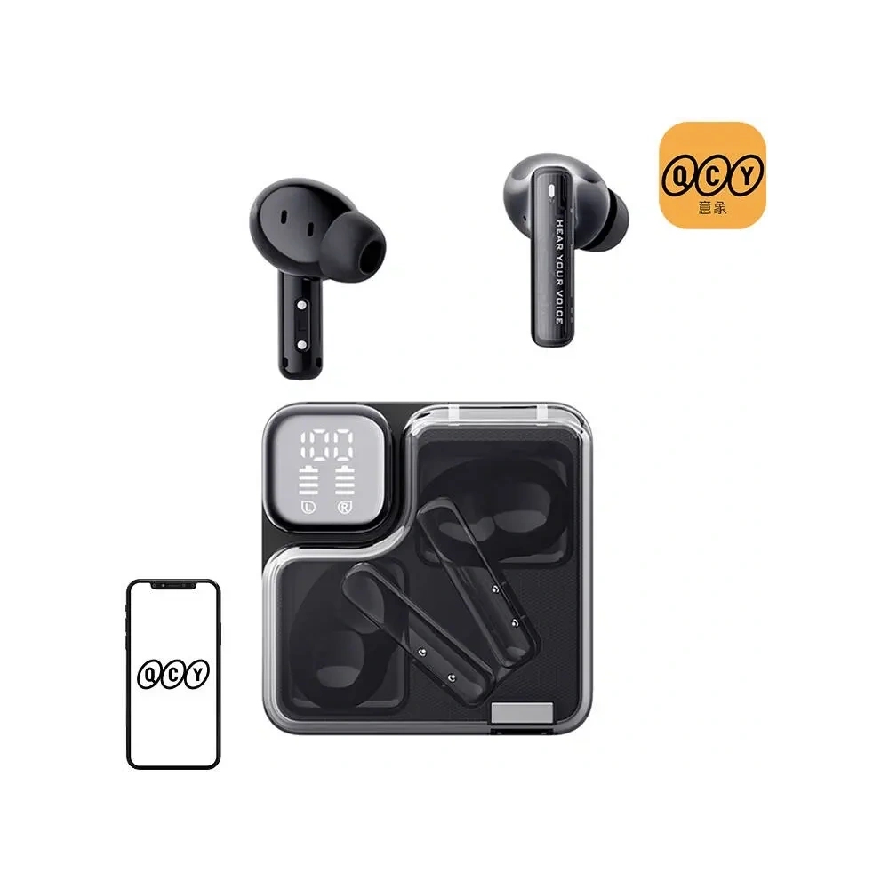 Hurtownia GSM - QCY MeloBuds Neo T31 TWS vezeték nélküli fülhallgató (fekete) - QCY94 - {ean13} - Hurt
