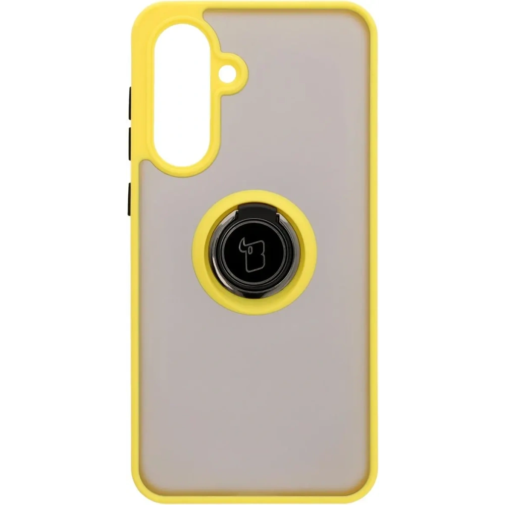 Hurtownia GSM - Bizon Case Hybrid Ring Samsung Galaxy A36 5G / A56 5G rauchig mit einem gelben Rahmen - BIZ8004 - {ean13} - Hurt