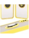 Hurtownia GSM - Bizon Case Hybrid Ring Samsung Galaxy A36 5G / A56 5G fumuriu cu un cadru galben - BIZ8004 - {ean13} - Hurt