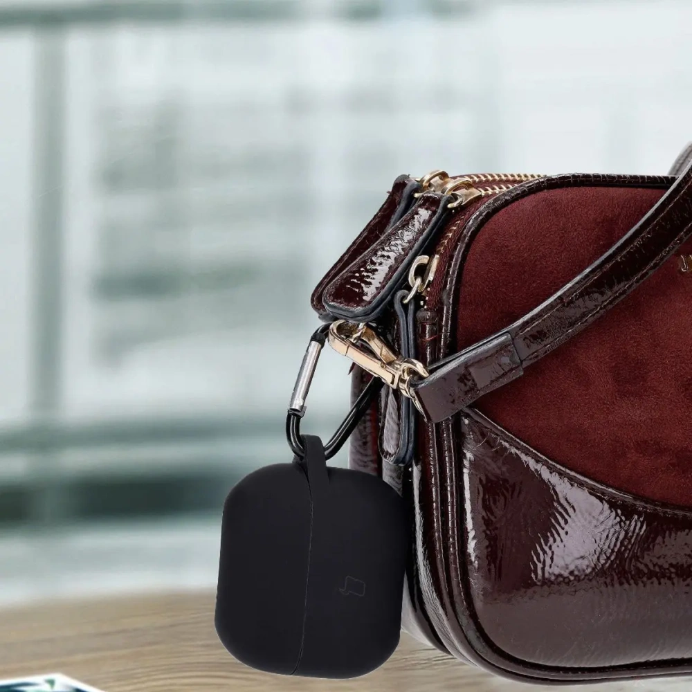 Hurtownia GSM - Silikonové pouzdro s karabinkou Bizon Case Headphone Silicone pro Samsung Galaxy Buds 3 / 3 Pro černé - BIZ8005 - {ean13} - Hurt