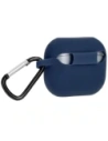Hurtownia GSM - Silikonowe etui z karabińczykiem Bizon Case Headphone Silicone do Samsung Galaxy Buds 3 / 3 Pro ciemnoniebieskie - BIZ8013 - {ean13} - Hurt
