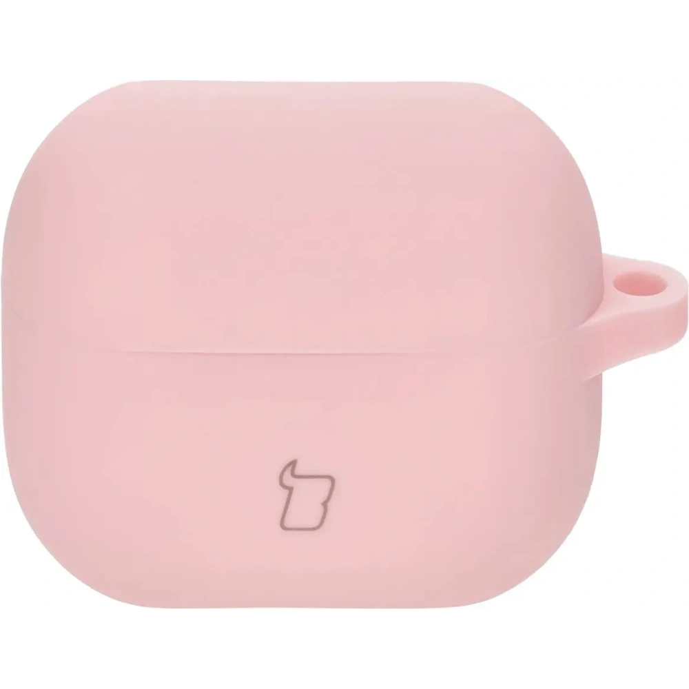 Hurtownia GSM - Silikonové pouzdro s karabinerem Bizon Case Headphone Silicone pro Samsung Galaxy Buds 3 / 3 Pro světle růžové - BIZ8014 - {ean13} - Hurt