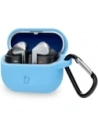 Bizon Case Kopfhörer Silikon Samsung Galaxy Buds 3 / 3 Pro blau
