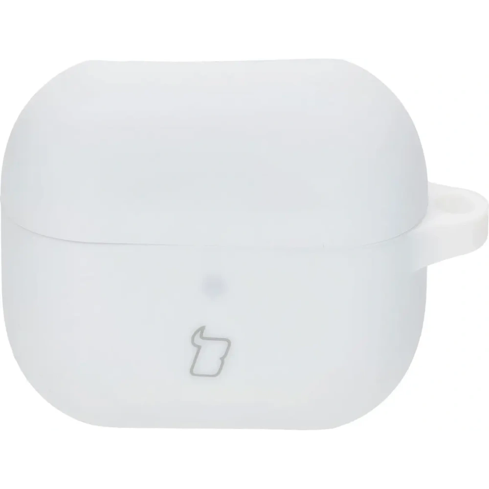 Hurtownia GSM - Silikonowe etui z karabińczykiem Bizon Case Headphone Silicone do Samsung Galaxy Buds 3 / 3 Pro białe - BIZ8018 - {ean13} - Hurt