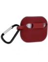 Hurtownia GSM - Silikonowe etui z karabińczykiem Bizon Case Headphone Silicone do Samsung Galaxy Buds 3 / 3 Pro burgundowe - BIZ8019 - {ean13} - Hurt