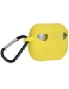 Hurtownia GSM - Silikonowe etui z karabińczykiem Bizon Case Headphone Silicone do Samsung Galaxy Buds 3 / 3 Pro żółte - BIZ8020 - {ean13} - Hurt