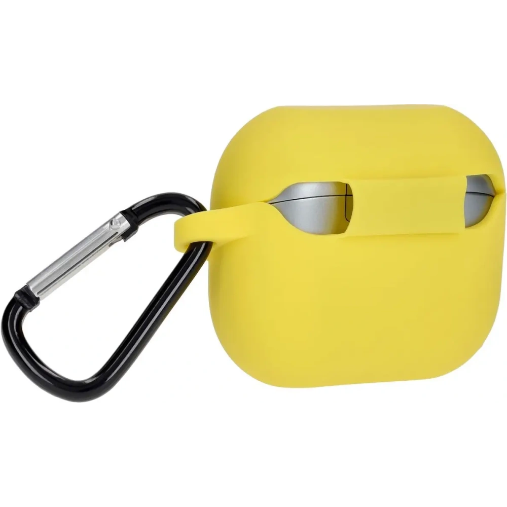Hurtownia GSM - Silikonowe etui z karabińczykiem Bizon Case Headphone Silicone do Samsung Galaxy Buds 3 / 3 Pro żółte - BIZ8020 - {ean13} - Hurt