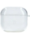 Hurtownia GSM - Elastyczne etui z karabińczykiem Bizon Case Headphone Clear do Apple AirPods 4 przezroczysto-brokatowe - BIZ8024 - {ean13} - Hurt
