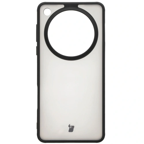 Etui Bizon Case Angelo do Oppo Find X8 Pro przydymione z czarną ramką