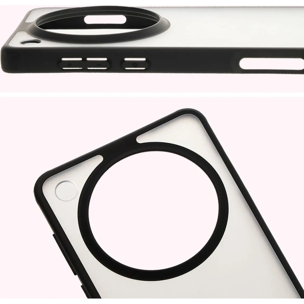 Hurtownia GSM - Bizon Carcasa Angelo Oppo Find X8 Pro fumurie cu un cadru negru - BIZ8025 - {ean13} - Hurt