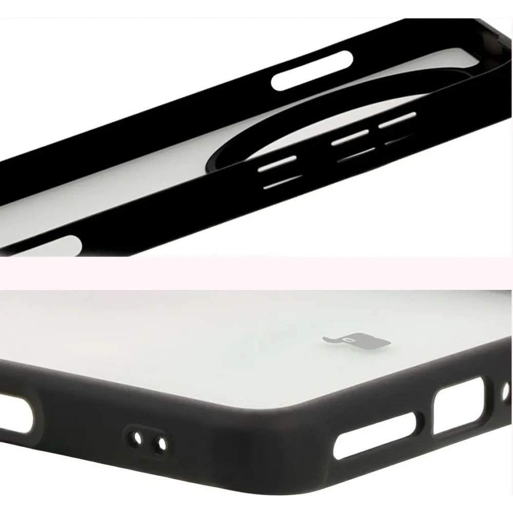 Hurtownia GSM - Bizon Carcasa Angelo Oppo Find X8 Pro fumurie cu un cadru negru - BIZ8025 - {ean13} - Hurt