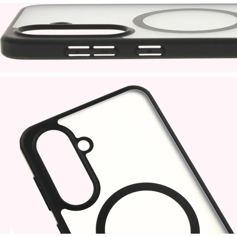 Hurtownia GSM - Bizon Case MatteO Samsung Galaxy A36 5G translucid cu ramă neagră - BIZ8026 - {ean13} - Hurt
