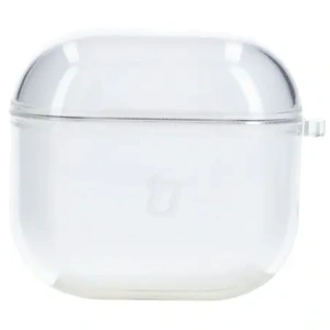 Hurtownia GSM - Elastický obal s karabinou Bizon Case Headphone Clear pro Apple AirPods 4 průhledný - BIZ8028 - {ean13} - Hurt