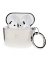Bizon Case Headphone Clear Apple AirPods 4 clear-black
